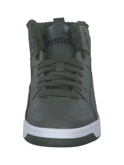 Sneakers High in thyme-puma white