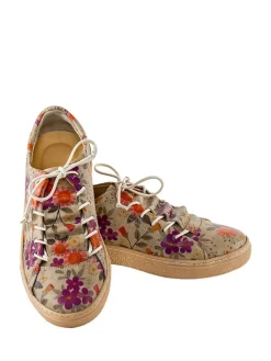 Sneakers in Beige/ Bunt