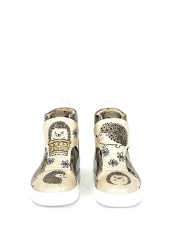 Sneakers in Beige/ Schwarz