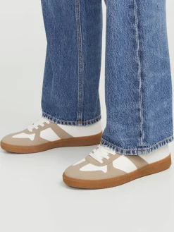 Sneakers in Beige/ Weiß