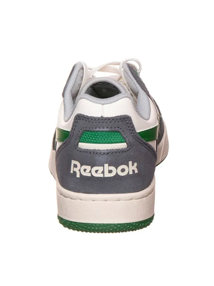 Sneakers in Creme/ Anthrazit/ Grün