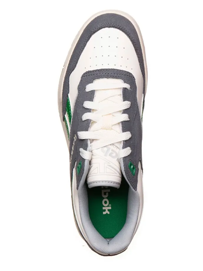 Sneakers in Creme/ Anthrazit/ Grün