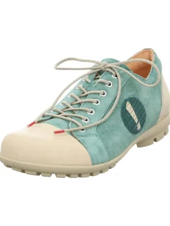 Sneakers in Creme/ Türkis