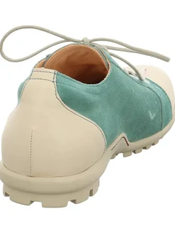 Sneakers in Creme/ Türkis