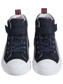 Sneakers in Dunkelblau/ Weiß/ Rot