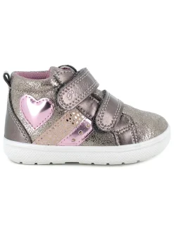 Sneakers in Gold/ Rosa