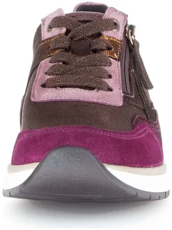 Sneakers in Lila/ Braun