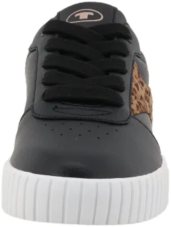 Sneakers in Schwarz/ Braun