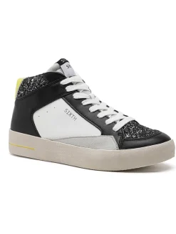 Sneakers in Schwarz/ Weiß/ Grau