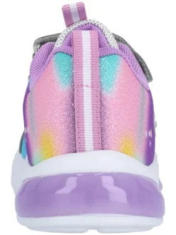 Sneakers in Silber/ Bunt