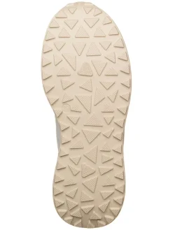 Sneakers in Weiß/ Beige/ Gold