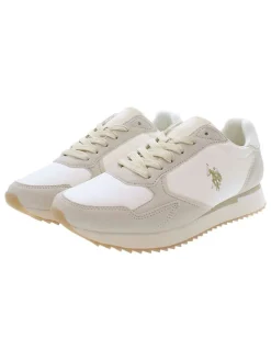 Sneakers in Weiß/ Creme