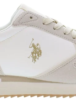 Sneakers in Weiß/ Creme