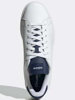 Sneakers in Weiß/ Dunkelblau