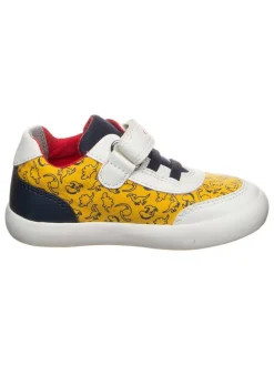 Sneakers in Weiß/ Gelb