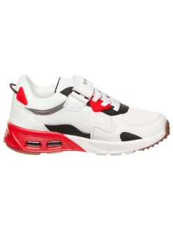 Sneakers in Weiß/ Rot