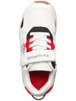 Sneakers in Weiß/ Rot