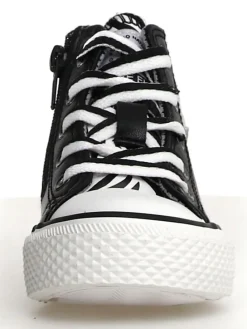 Sneakers in Weiß/ Schwarz