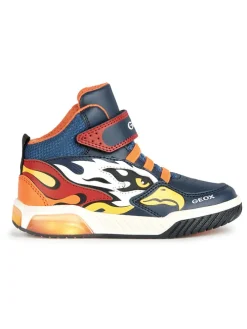 Sneakers "Inek" in Dunkelblau/ Orange