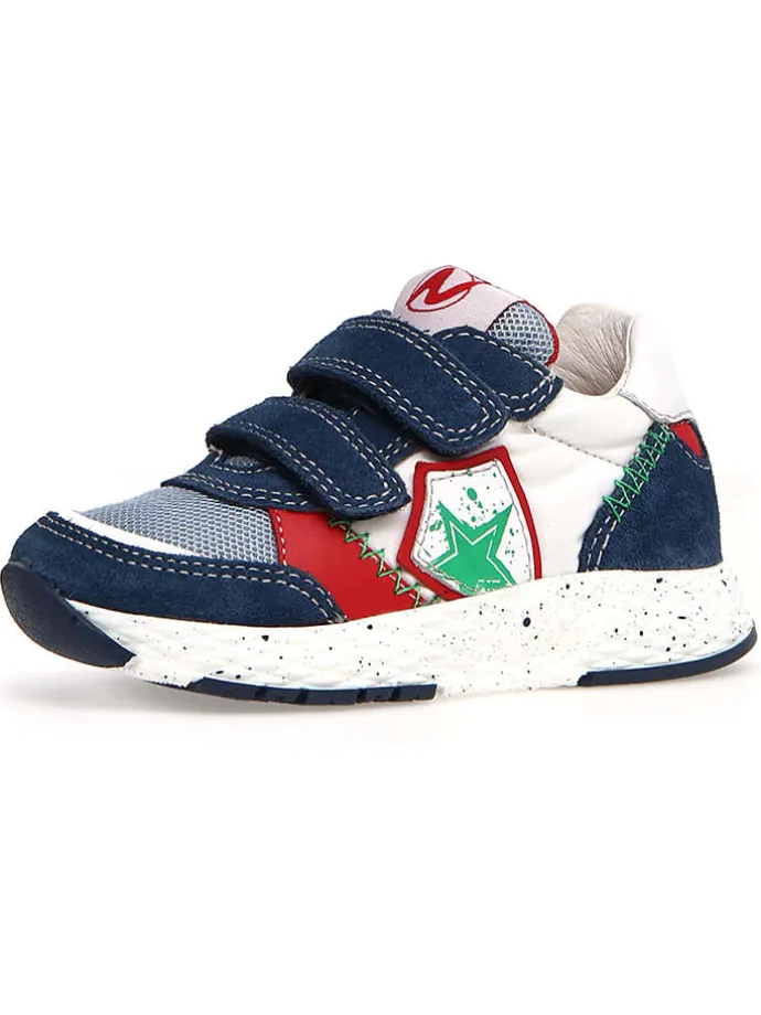 Sneakers "Jesko" in Weiß/ Dunkelblau