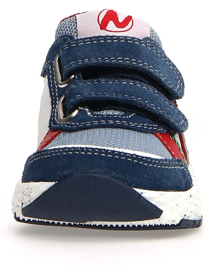 Sneakers "Jesko" in Weiß/ Dunkelblau