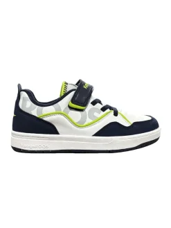 Sneakers "K-CP Allets EV" in Weiß/ Dunkelblau/ Gelb