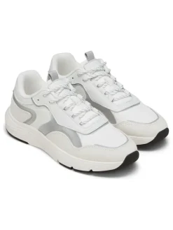 Sneakers "Leila" in Weiß/ Silber