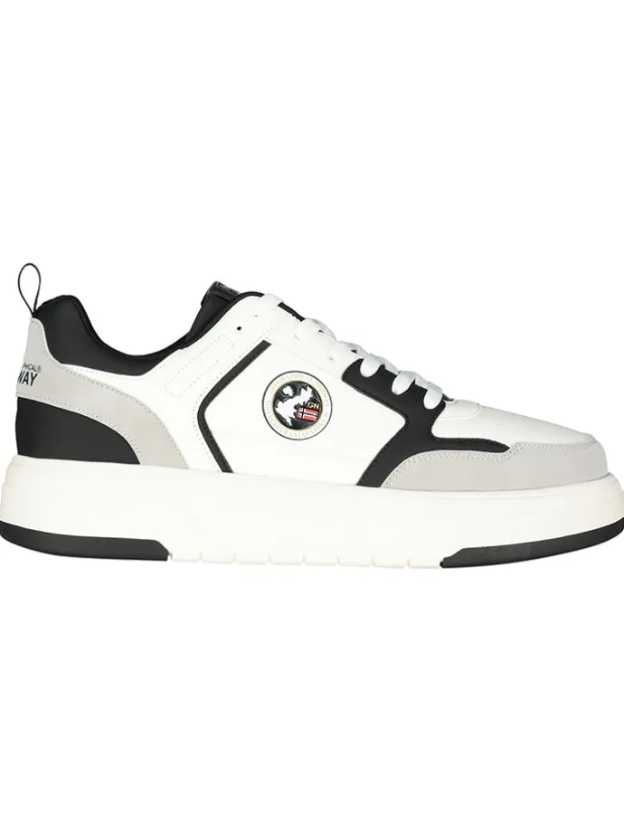 Sneakers "Oasis" in Weiß/ Grau