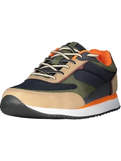 Sneakers ''Olyno'' in Beige/ Khaki/ Dunkelblau