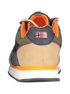 Sneakers ''Olyno'' in Beige/ Khaki/ Dunkelblau