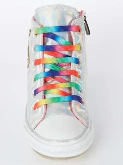 Sneakers "Unicorn" in Silber/ Bunt