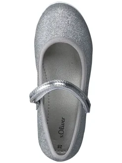 Spangebalerrinas in Silber