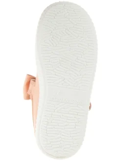 Spangenballerinas in Apricot