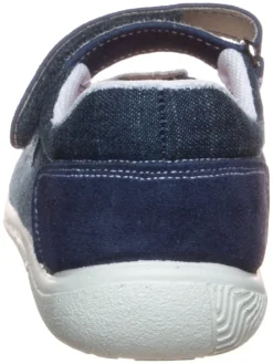 Spangenballerinas in Dunkelblau