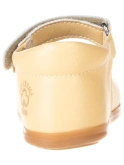 Spangenballerinas in Gelb