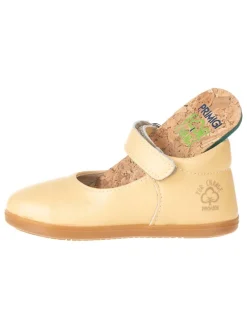 Spangenballerinas in Gelb