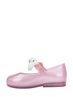 Spangenballerinas in Rosa