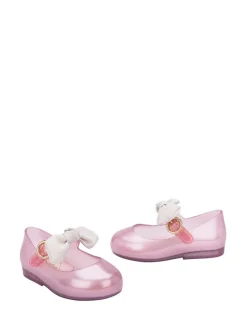Spangenballerinas in Rosa