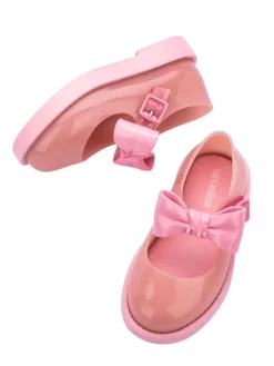 Spangenballerinas in Rosa