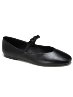 Spangenballerinas in Schwarz