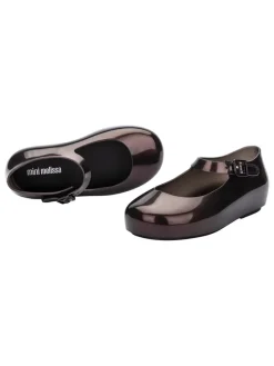 Spangenballerinas in Schwarz