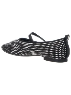 Spangenballerinas in Schwarz