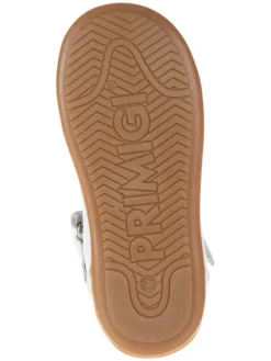 Spangenballerinas in Weiß