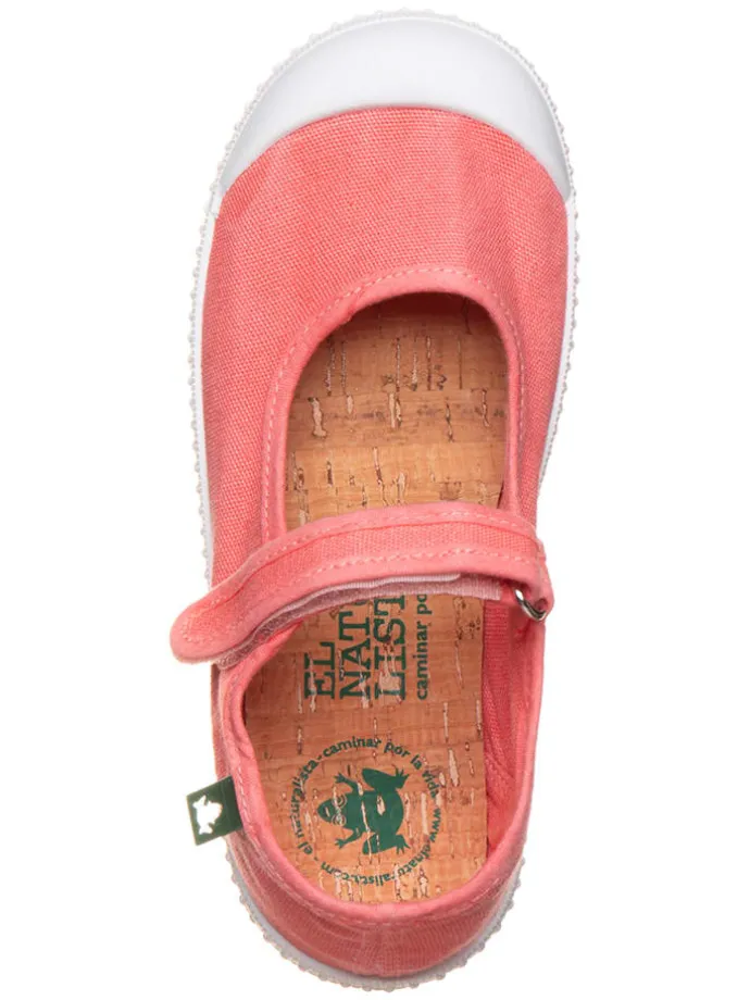 Spangenballerinas "Siringa" in Coralle