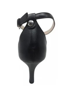 Spangenpump in Schwarz