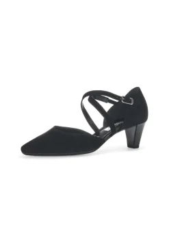 Spangenpumps in schwarz