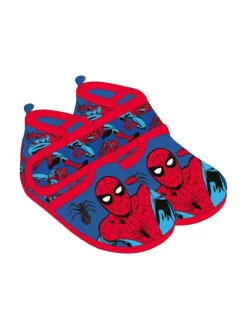 Spiderman Pantoffeln Kinder rutschfeste Halbstiefel für Zuhause & Kind in Blau