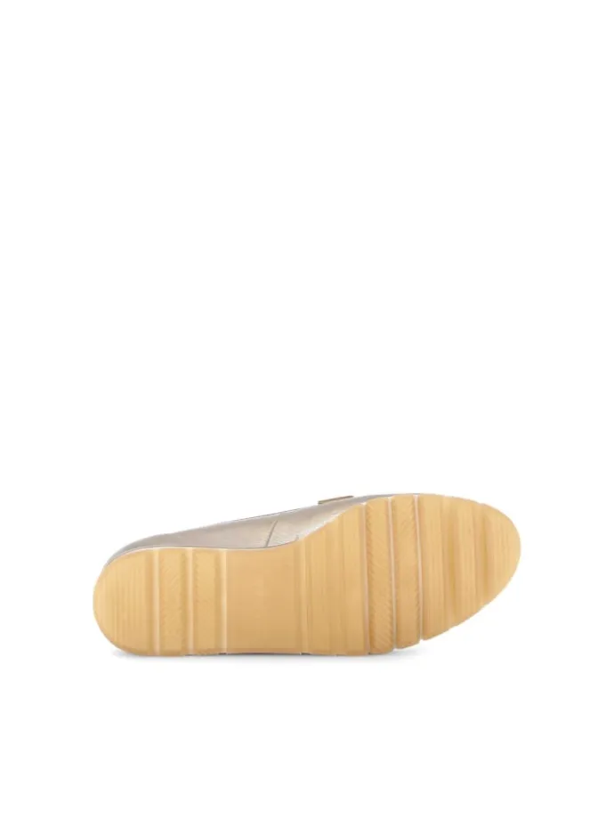 Sportliche Ballerinas in gold