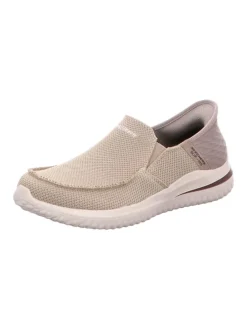 Sportliche Slipper in Beige