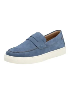 Sportliche Slipper in Blau